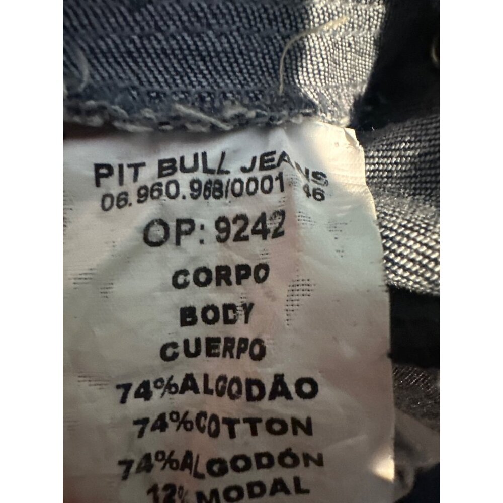 Pit Bull Jeans Women’s Studded Denim Y2K Grunge Streetwear US 0 / BR 34 - Picture 2 of 8